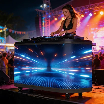 Display LED per cabina DJ