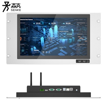 Monitor touchscreen a cornice aperta